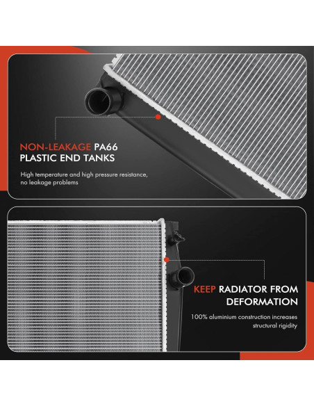 Radiador de Refrigerante A-Premium para Toyota RAV4 2009-2015