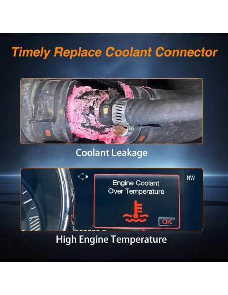 Conector de Manguera Superior Radiador KPALAG para Toyota RAV4 2009-2012