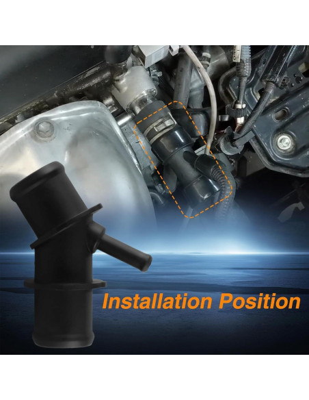 Conector de Manguera Superior Radiador KPALAG para Toyota RAV4 2009-2012