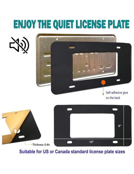 Marco de Placa de Licencia BGGTMO Rosa - Metal Aluminio, 2 Piezas