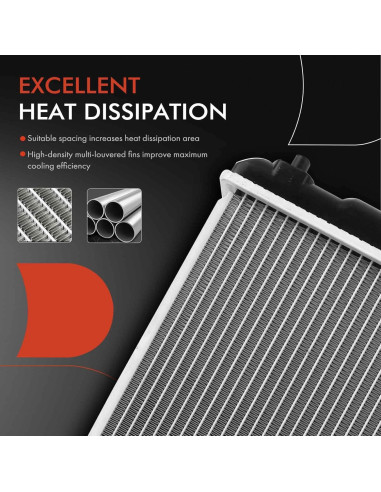 Conjunto Radiador A-Premium con Enfriador de Aceite para Lexus/Toyota