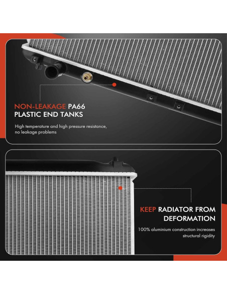 Conjunto Radiador A-Premium con Enfriador de Aceite para Lexus/Toyota