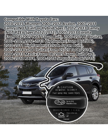 Tapa de Gas Yihzhong 7730006040 para Toyota y Lexus