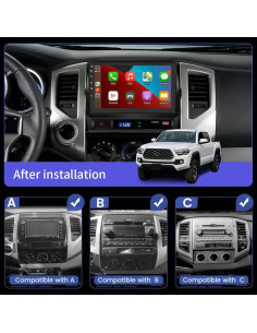 Estéreo de Radio para Automóvil YUANTING 9" Toyota Tacoma 2005-2015 2