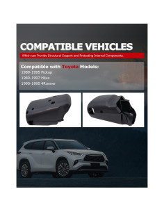 Cubierta de Columna de Dirección 1ST para Toyota Pickup 89-95 2