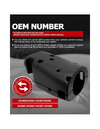 Cubierta de Columna de Dirección 1ST para Toyota Pickup 89-95