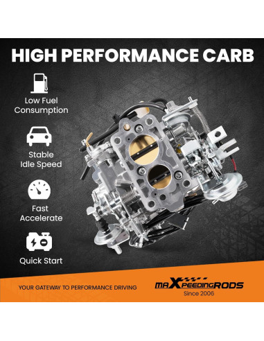 Carburador maXpeedingrods TOY-507 para Toyota 22R 2.4L 1987-1990