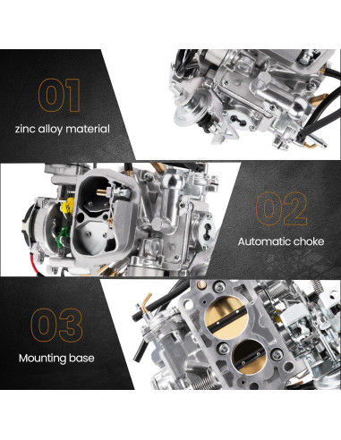 Carburador maXpeedingrods TOY-507 para Toyota 22R 2.4L 1987-1990