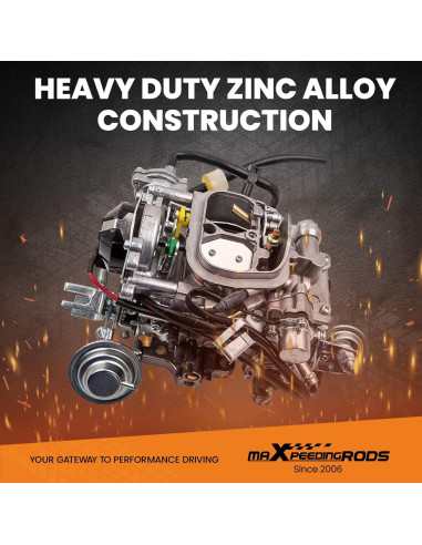 Carburador maXpeedingrods TOY-507 para Toyota 22R 2.4L 1987-1990