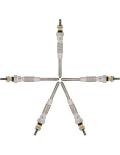 Juego de 5 bujías de precalentamiento diésel Boxonly para Toyota Hilux 3.0L 2