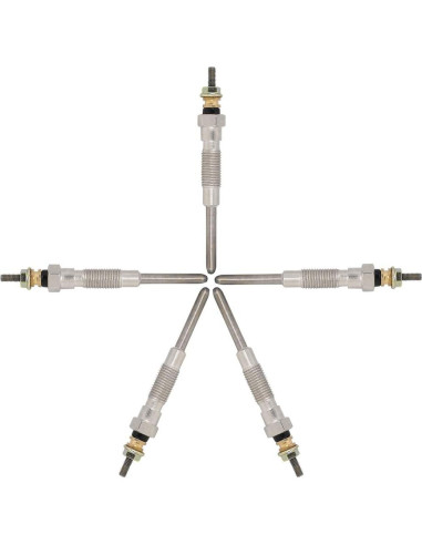 Juego de 5 bujías de precalentamiento diésel Boxonly para Toyota Hilux 3.0L