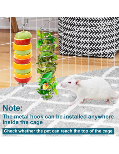 2 Piezas Juguetes de Enriquecimiento para Ratas BOXOB