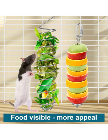 2 Piezas Juguetes de Enriquecimiento para Ratas BOXOB