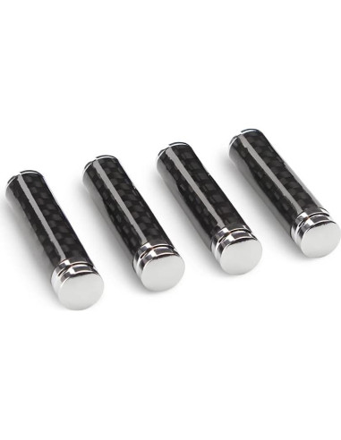 Cubiertas de Pin de Cerradura de Puerta Auto Moly Magnolia 4PCS