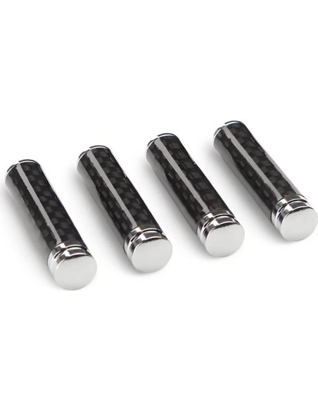 Cubiertas de Pin de Cerradura de Puerta Auto Moly Magnolia 4PCS