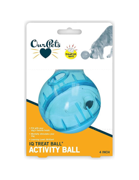 Bola de Trato IQ NuestraMascota Juguete Interactivo para Perros 10 cm Bola de Trato IQ NuestraMascota Juguete Interactivo para Perros 10 cm