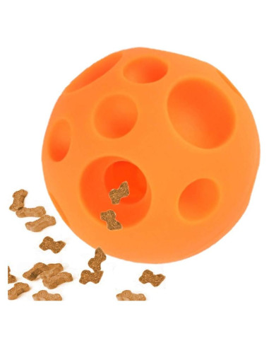 Pelota dispensadora de golosinas para perros Juxin 12 cm