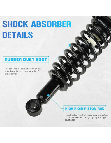 Amortiguadores traseros ILONPA para Toyota Corolla 2003-2008