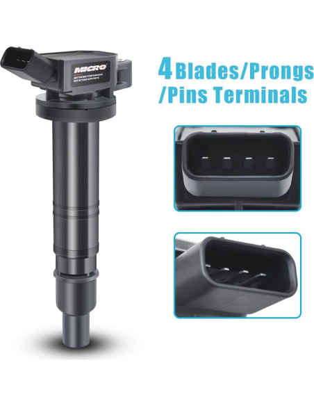 Juego de 4 Bobinas de Encendido Micro para Toyota y Lexus