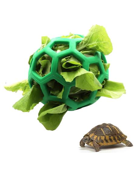 Bola de Alimentación Colgante para Tortugas Ferplast - Verde - 14 cm