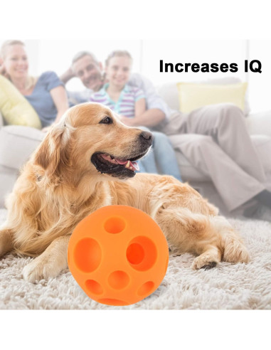 Pelota dispensadora de golosinas para perros Juxin 12 cm