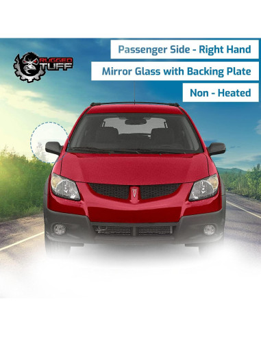 Espejo Lateral Derecho Rugged TUFF para Toyota Corolla 2003-2008