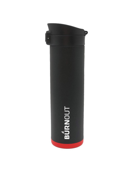 Taza Inteligente BURNOUT 16 oz. Acero Inoxidable Negra