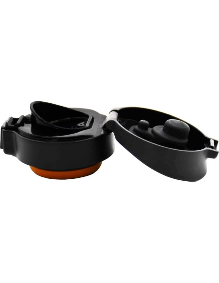 Taza Inteligente BURNOUT 16 oz. Acero Inoxidable Negra