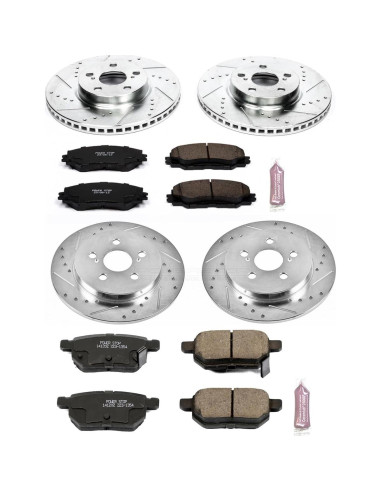 Kit de Freno Power Stop K4140 Z23 con Discos Perforados 2009-2019