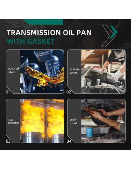 Cárter de Aceite con Junta Riyhch L4 1.8L Compatible Chevy, Toyota