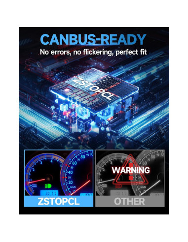 Bombillas de Luz de Niebla ZSTOPCL H11 para Toyota Corolla 2009-2016