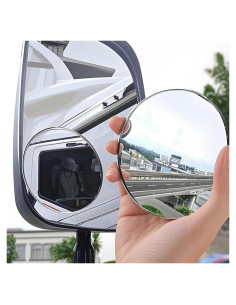Espejo Convexo de Punto Ciego Z-oneMart 3 Pulgadas HD 2 Pcs