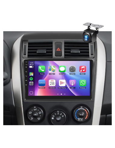 Estéreo Android 4+64G para Toyota Corolla 2009-2013 con CarPlay