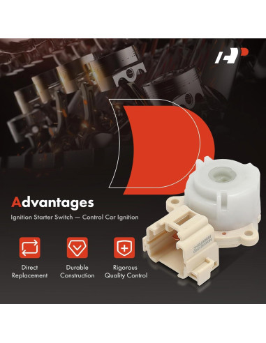 Interruptor de Arranque A-Premium 6 Terminales para Toyota