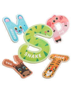 Imanes de Letras Animales JOCHA Jumbo Coloridos 26 Piezas