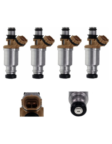 Juego de 4 Inyectores de Combustible IXGKHC 23250-16150 para Toyota Corolla GEO Prizm 1.6L