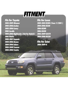 Tapa de combustible CADICATV para Toyota y Lexus 2002-2009 2