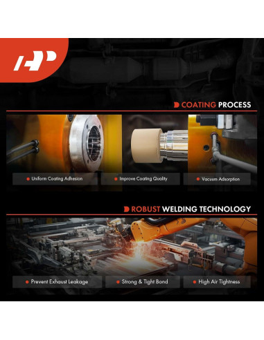 Convertidor Catalítico Frontal A-Premium para Toyota Corolla 1.8L