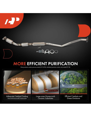 Convertidor Catalítico Frontal A-Premium para Toyota Corolla 1.8L