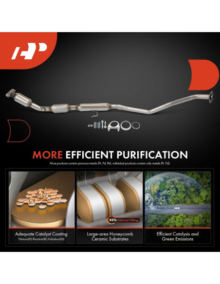 Convertidor Catalítico Frontal A-Premium para Toyota Corolla 1.8L