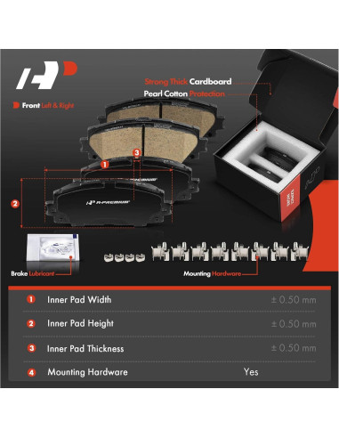 Discos de Freno Ventilados A-Premium + Pastillas Cerámicas Toyota