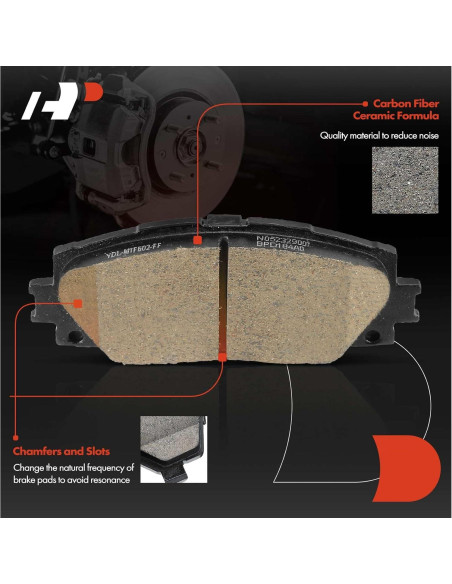 Discos de Freno Ventilados A-Premium + Pastillas Cerámicas Toyota