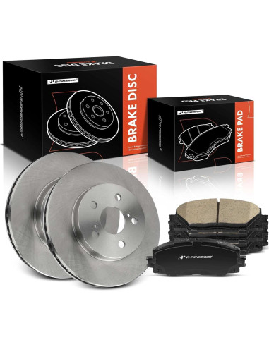 Discos de Freno Ventilados A-Premium + Pastillas Cerámicas Toyota