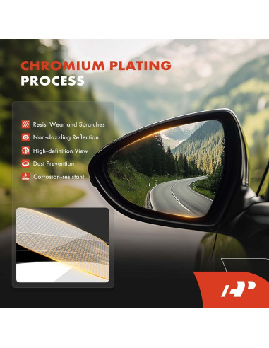 Espejo Lateral Izquierdo A-Premium Toyota Corolla 2014-2019