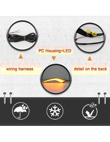 Kit de Luz de Niebla LED Toyota Corolla 2021-2023 BINQIGOO