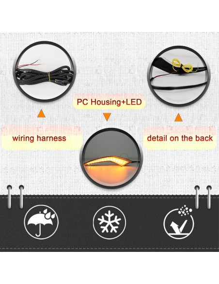 Kit de Luz de Niebla LED Toyota Corolla 2021-2023 BINQIGOO