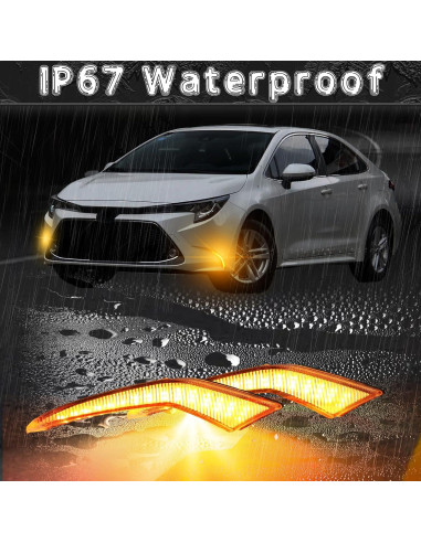 Kit de Luz de Niebla LED Toyota Corolla 2021-2023 BINQIGOO