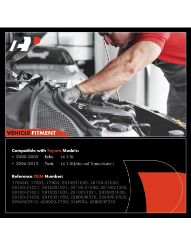 Motor de Arranque A-Premium 12V 1.0KW 9 Dientes para Toyota