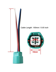 Conector de cableado 4 pines Micarun para Toyota Lexus Nissan 2