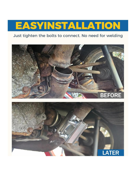 Abrazadera de Escape UBOG 6.99 cm Acero Inoxidable